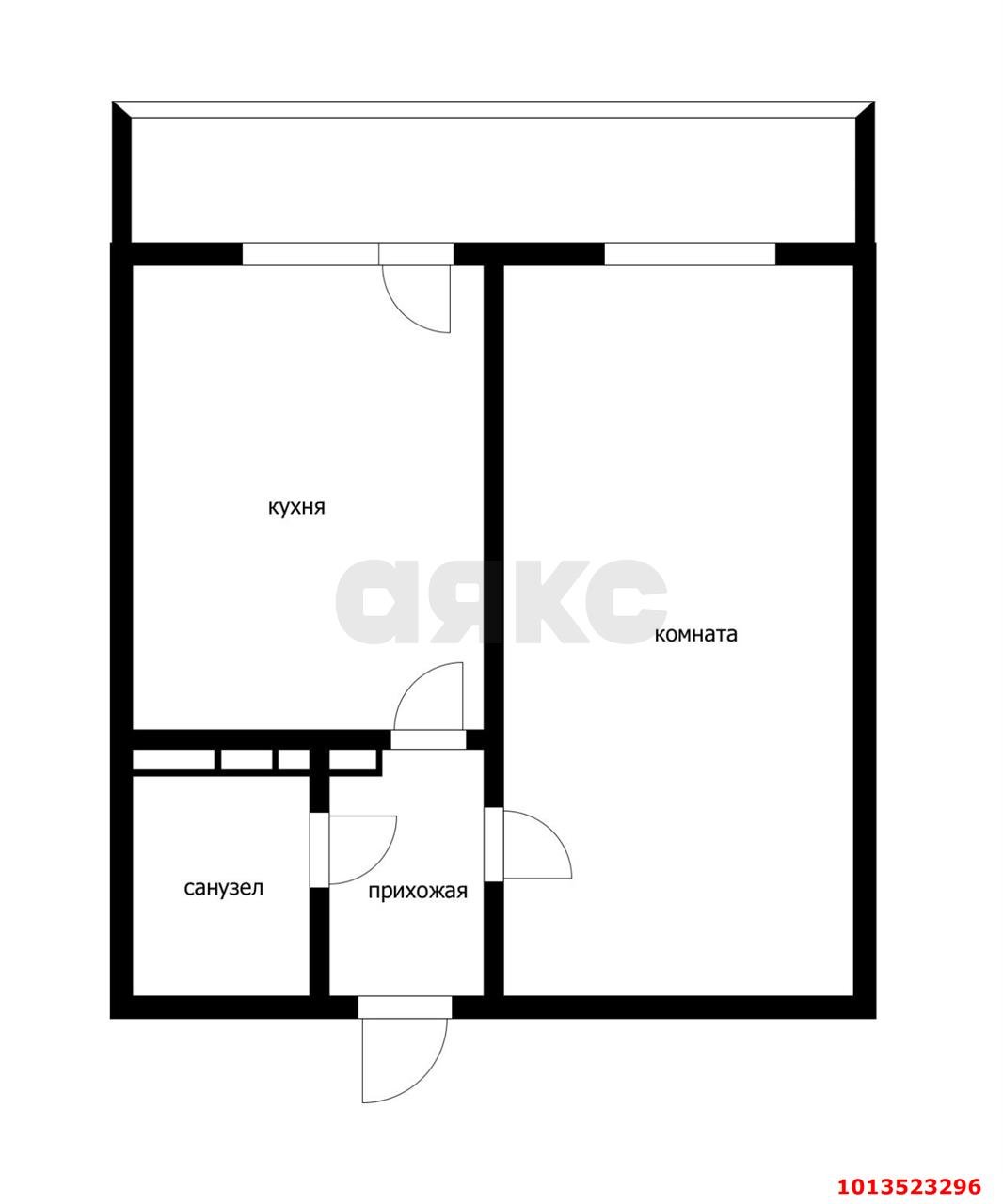 Фото №12: 1-комнатная квартира 36 м² - Краснодар, жилой комплекс Квартал № 6, ул. имени Героя Советского Союза Николая Воробьёва, 5