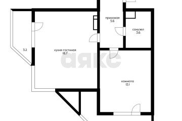 Фото №2: 1-комнатная квартира 49 м² - Краснодар, мкр. Черёмушки, ул. Новороссийская, 92/1