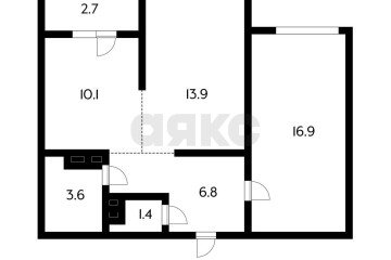 Фото №5: 2-комнатная квартира 52 м² - Краснодар, мкр. жилой комплекс Новелла, ул. Питерская, 40к2