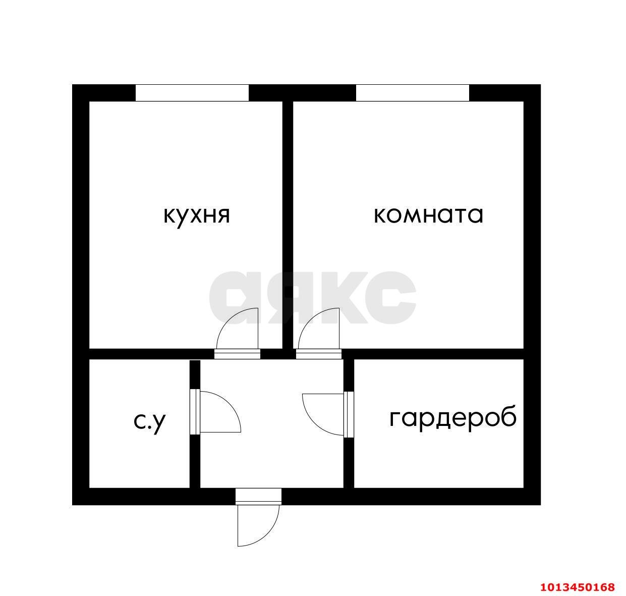 Фото №12: 1-комнатная квартира 35 м² - Краснодар, Фестивальный, ул. Сергея Михалёва, 2Б