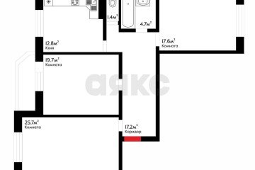 Фото №5: 3-комнатная квартира 99 м² - Краснодар, мкр. жилой комплекс Димитрова, ул. Димитрова, 3/1