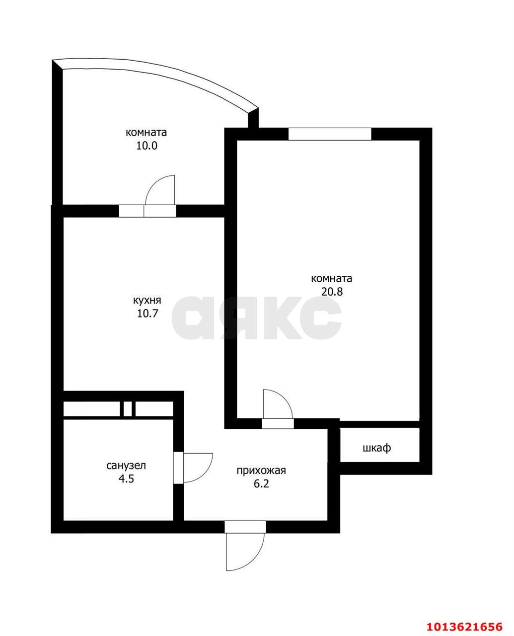 Фото №13: 2-комнатная квартира 52 м² - Краснодар, Кожзавод, ул. Минская, 118/2