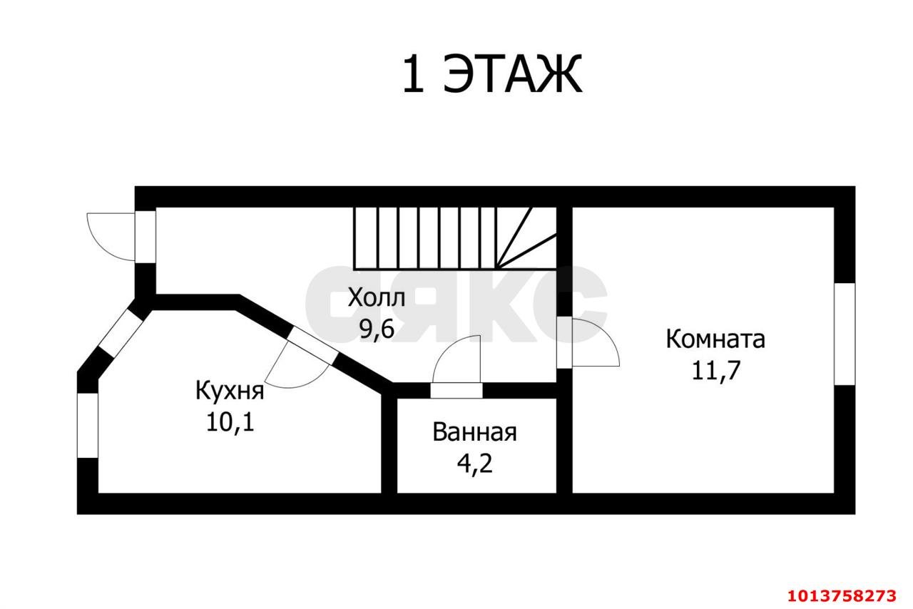 Фото №19: Дом 86&nbsp;м² + 1&nbsp;сот., 2&nbsp;эт. - Краснодар, Прикубанский внутригородской округ, Калинино, мкр. Завод Радиоизмерительных Приборов, ул. Туркменская, 43