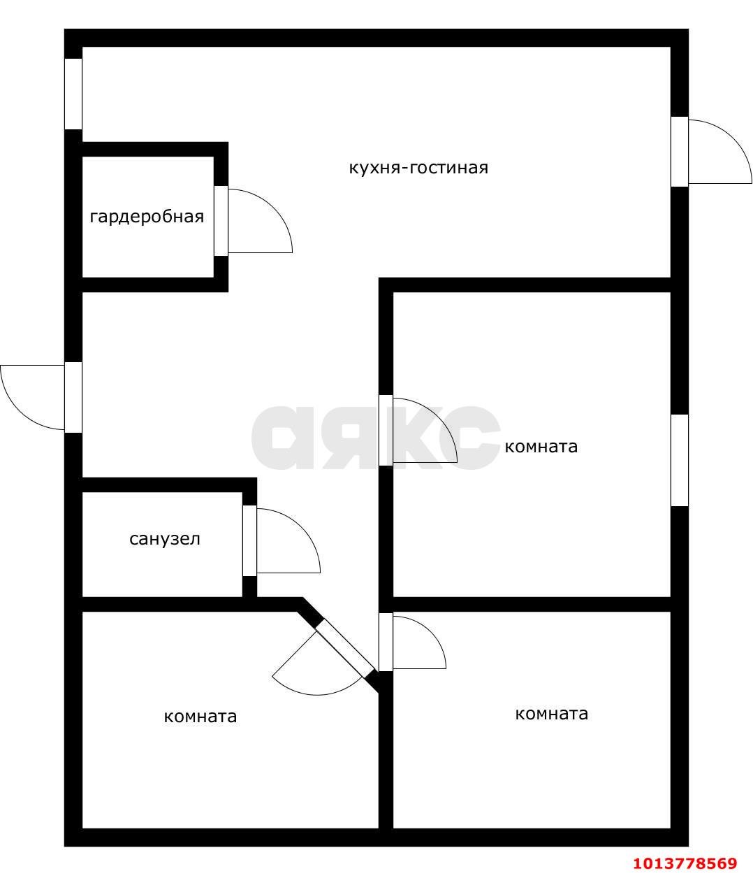Фото №4: Дом 85&nbsp;м² + 6.67&nbsp;сот., 1&nbsp;эт. - Дружба, мкр. Прикубанский внутригородской округ, ул. Весенняя