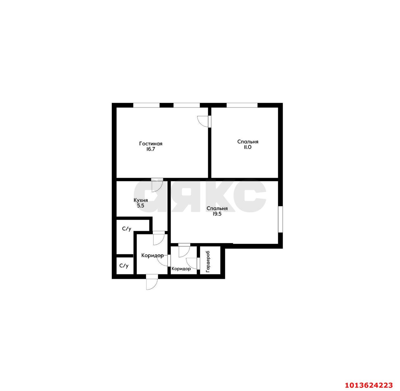 Фото №19: 3-комнатная квартира 63 м² - Краснодар, Фестивальный, ул. имени Тургенева, 166