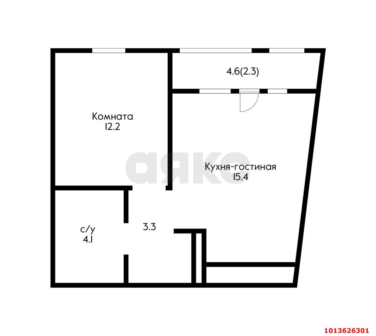 Фото №10: 1-комнатная квартира 39 м² - Краснодар, жилой комплекс Все Свои, ул. Колхозная, 5к4