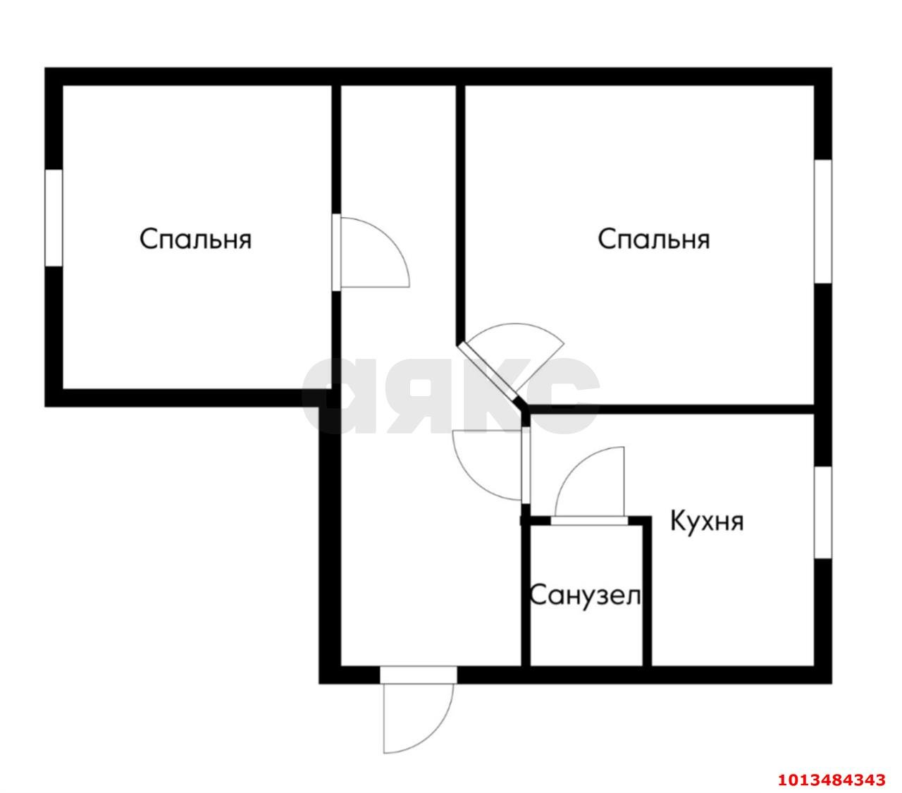 Фото №10: 2-комнатная квартира 45 м² - Берёзовый, Витаминкомбинат, ул. Целиноградская, 6