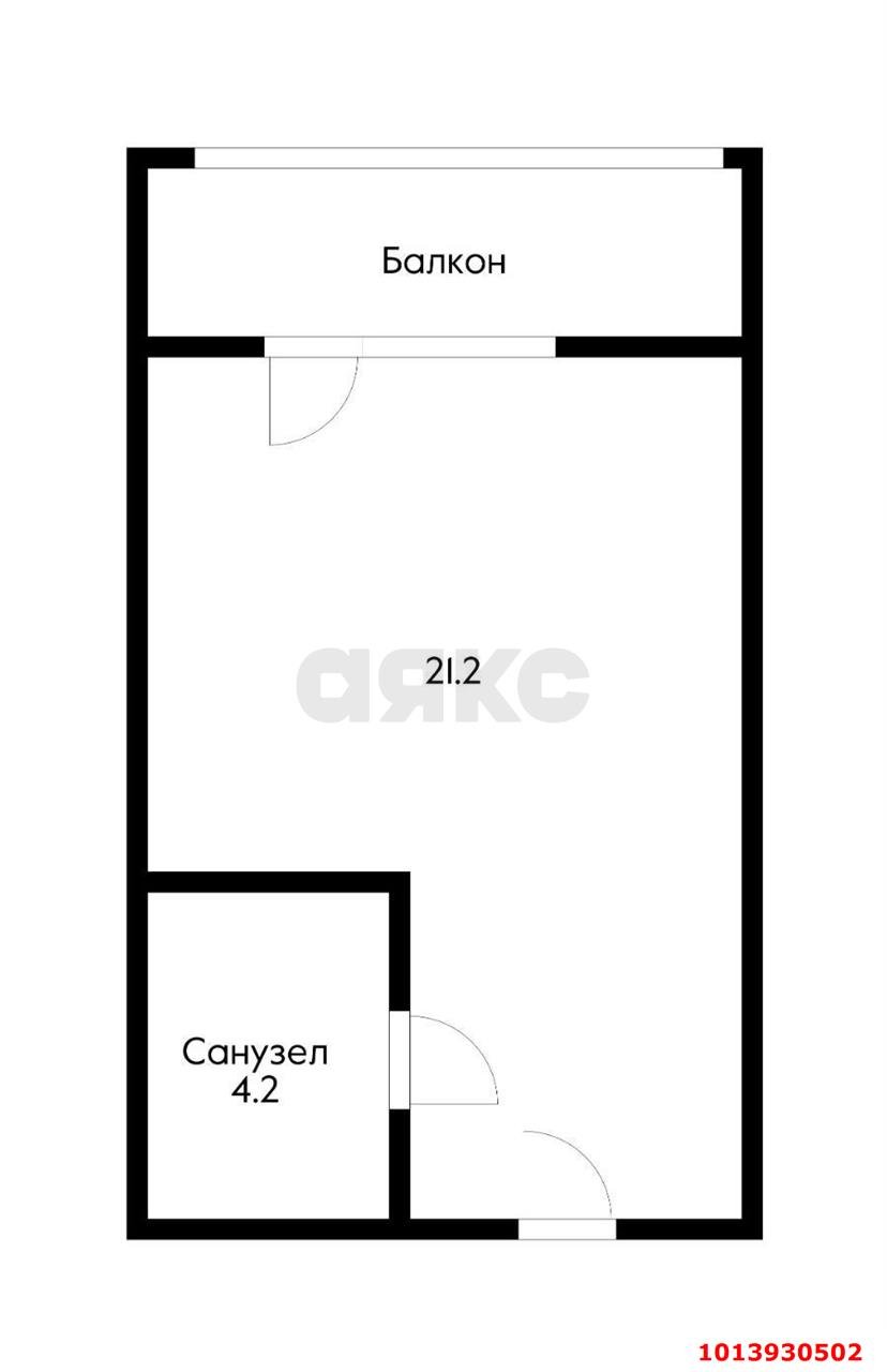 Фото №8: Студия 32 м² - Сочи, Вардане, ул. Львовская, 70А