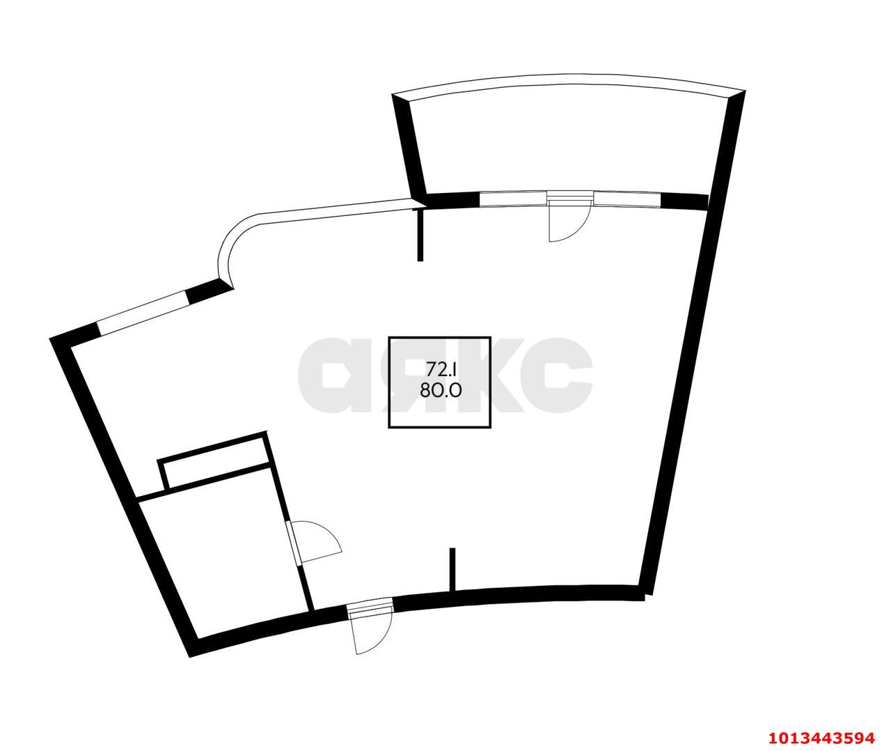 Фото №7: 2-комнатная квартира 80 м² - Анапа, пр-кт Пионерский, 272А