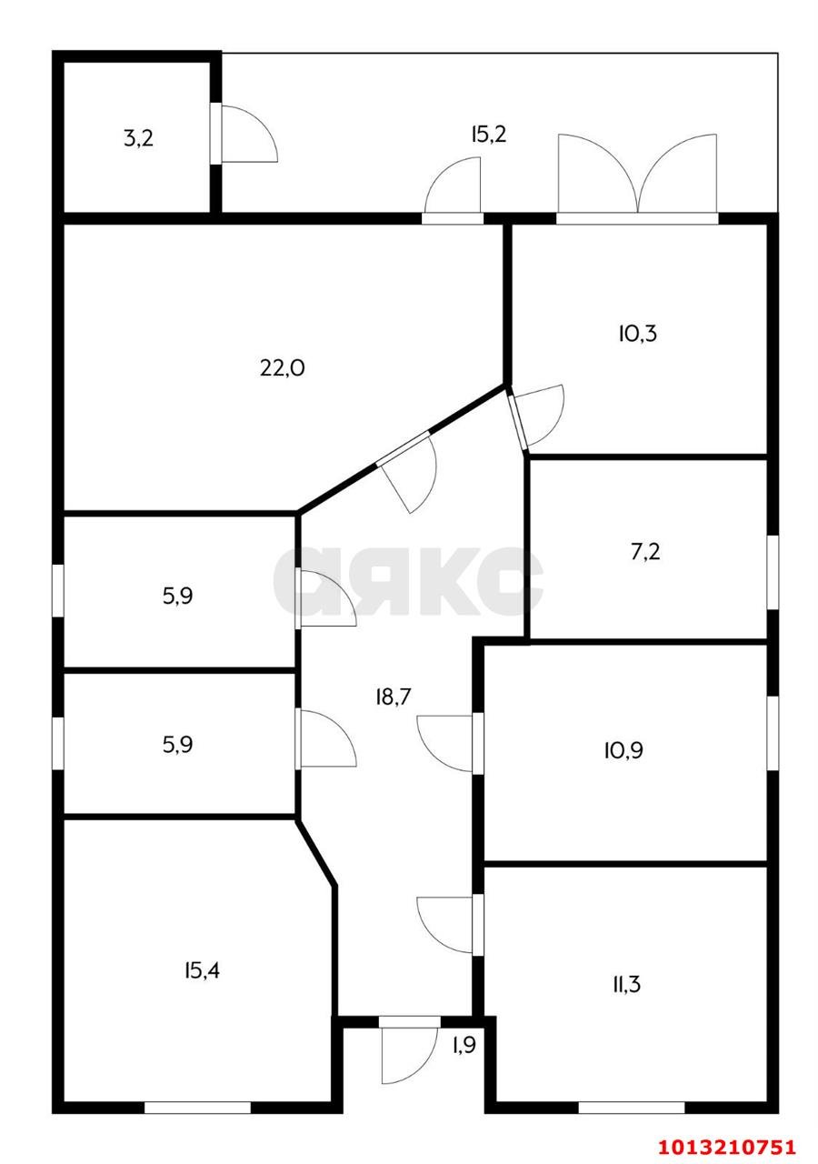 Фото №6: Дом 130 м² + 4.6 сот. - Старокорсунская, Карасунский внутригородской округ, ул. Базарная, 1