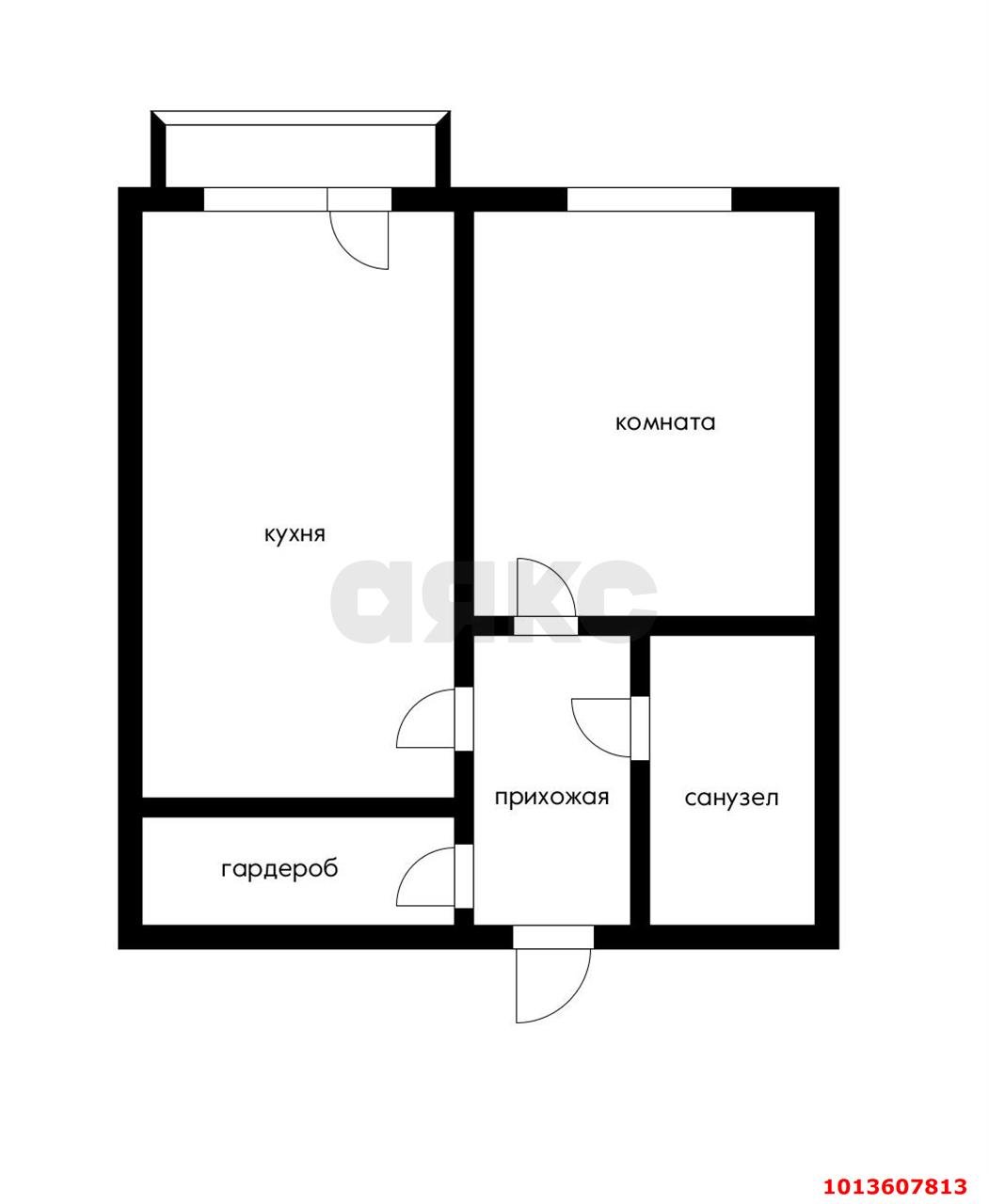 Фото №10: 1-комнатная квартира 28 м² - Краснодар, Краевая Клиническая Больница, ул. Российская, 134