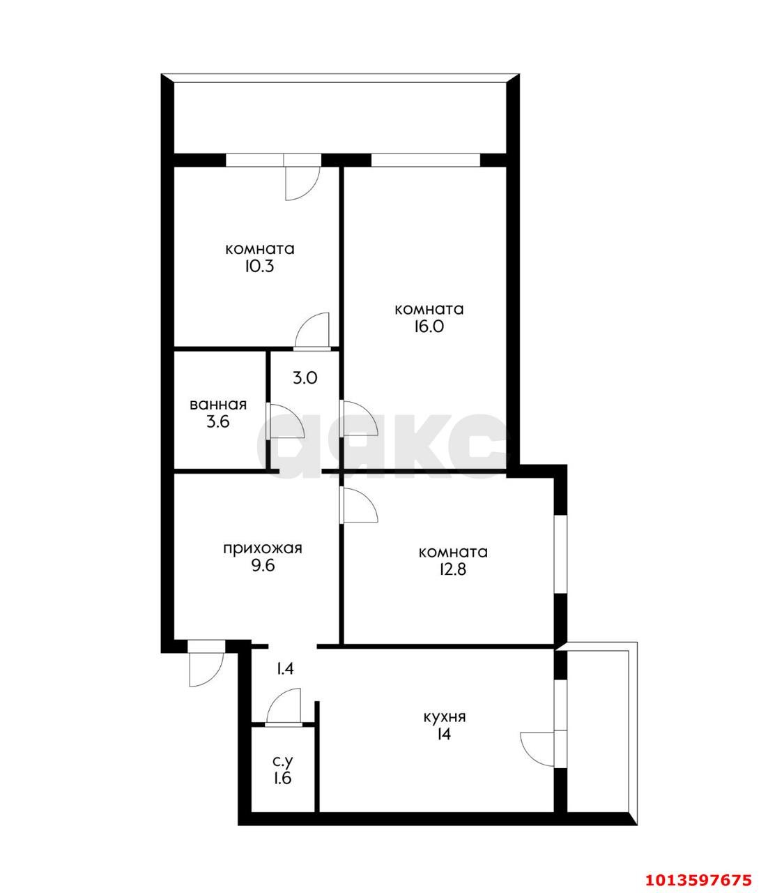 Фото №18: 3-комнатная квартира 85 м² - Краснодар, Восточно-Кругликовский, ул. Героя А.А. Аверкиева, 2