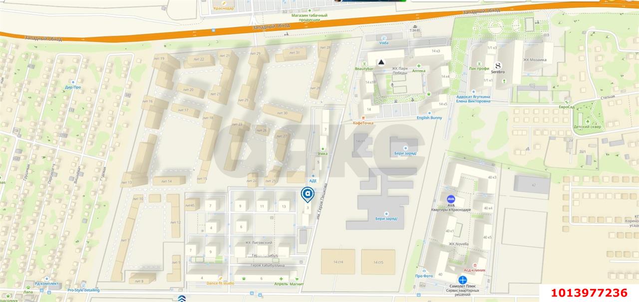Фото №7: Торговое помещение 171&nbsp;м², 1/9&nbsp;эт. - Краснодар, Прикубанский внутригородской округ, мкр. жилой комплекс Лиговский, ул. Героя Пешкова, 3