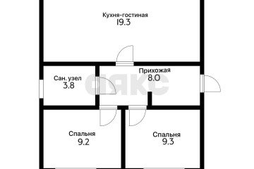 Фото №1: Дом 50 м² - Калинина, мкр. Прикубанский внутригородской округ, ул. Отрадная, 14