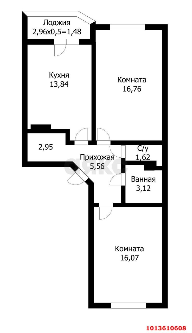 Фото №9: 2-комнатная квартира 64 м² - Краснодар, Губернский, ул. имени Героя Георгия Бочарникова, 8