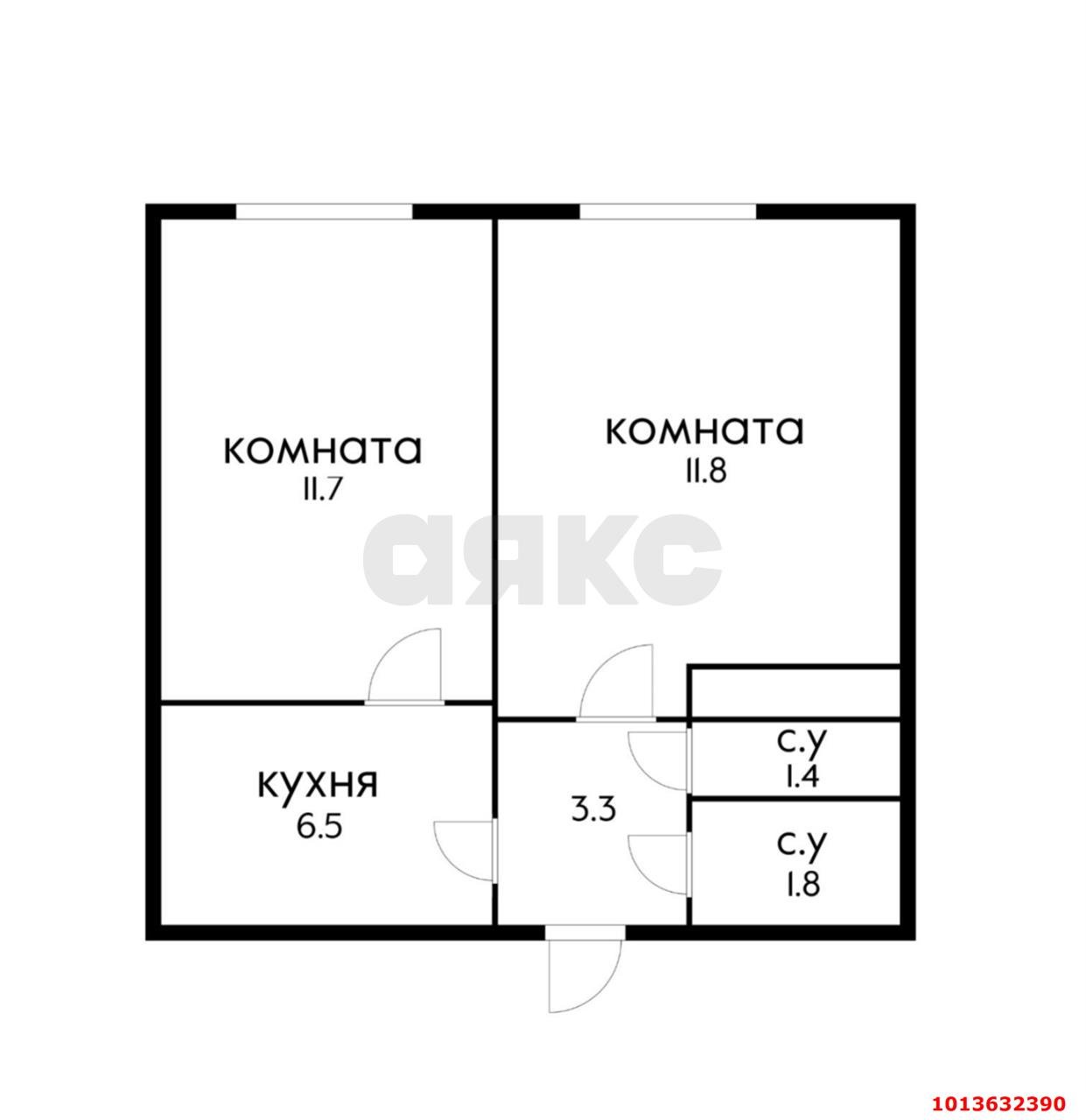 Фото №17: 2-комнатная квартира 35 м² - Краснодар, Кожзавод, 