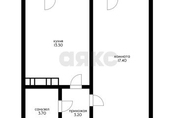 Фото №5: 1-комнатная квартира 39 м² - Краснодар, мкр. 9-й километр, ул. Ярославская, 115к2