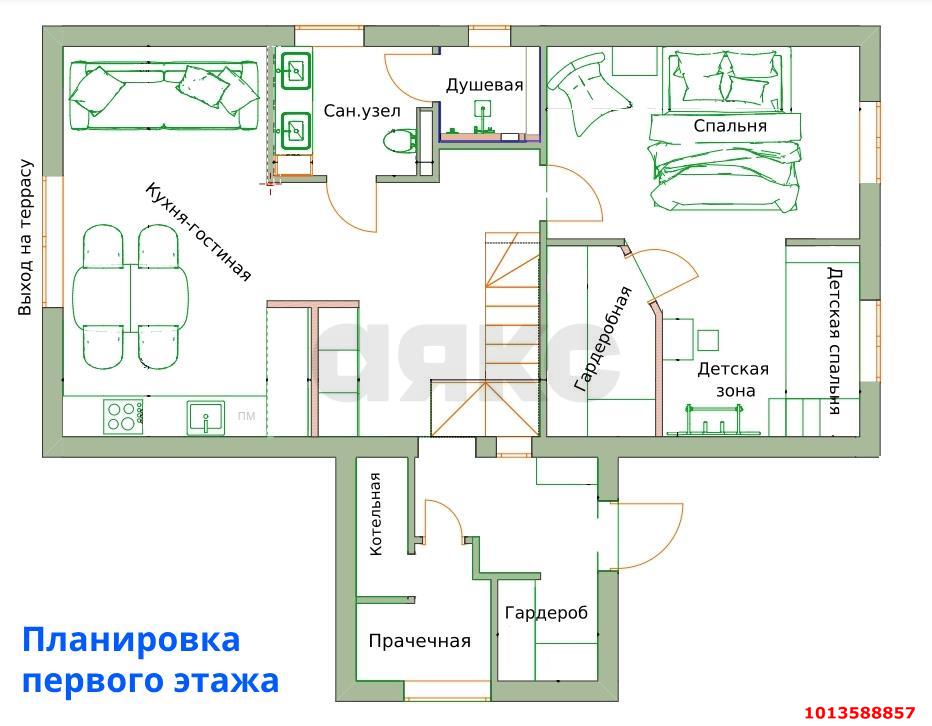 Фото №9: Дом 128 м² + 10 сот. - Лазурный, Прикубанский внутригородской округ, ул. Комсомольская, 12