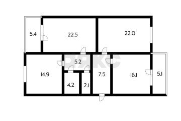 Фото №1: 3-комнатная квартира 95 м² - Краснодар, мкр. Центральный, ул. Базовская, 175