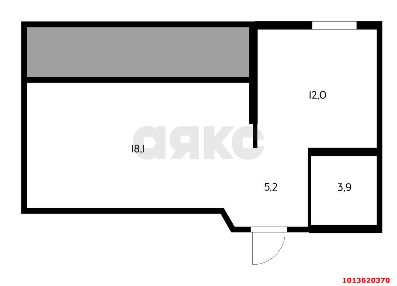 Фото №2: 1-комнатная квартира 39 м² - Краснодар, Краевая Клиническая Больница, ул. Восточно-Кругликовская, 76/1