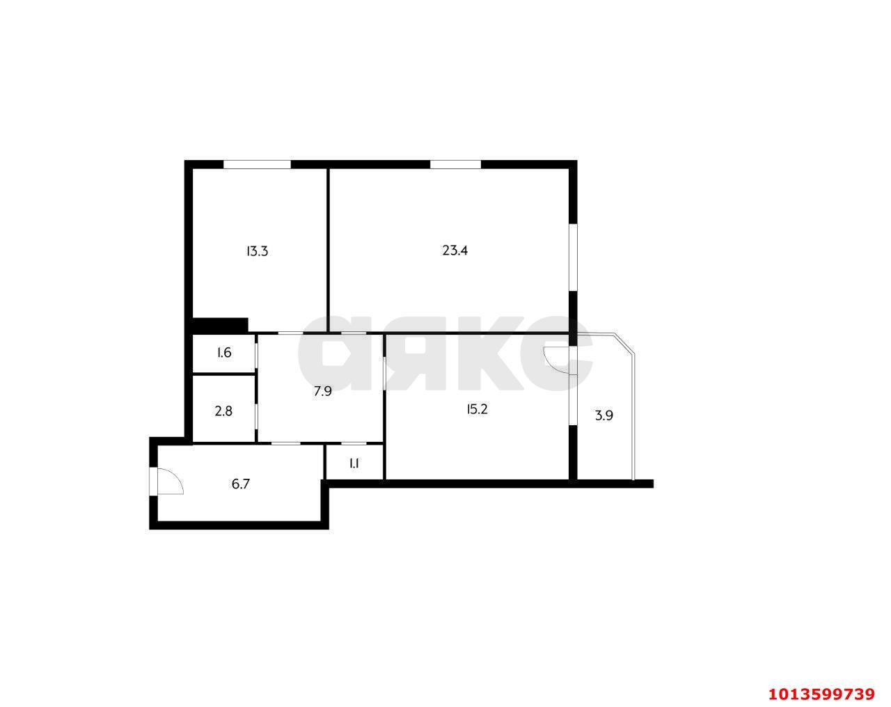 Фото №12: 2-комнатная квартира 75 м² - Краснодар, имени Маршала Жукова, ул. Александра Покрышкина, 2/1