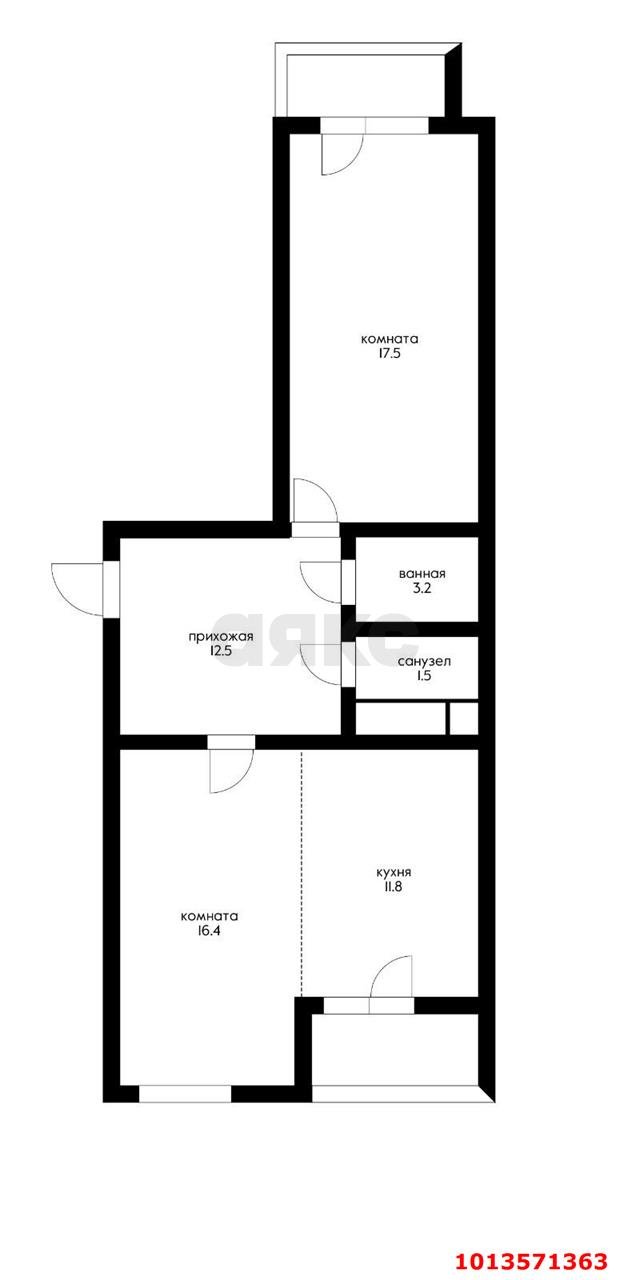 Фото №15: 2-комнатная квартира 70 м² - Краснодар, Пашковский, ул. Бородинская, 156/2