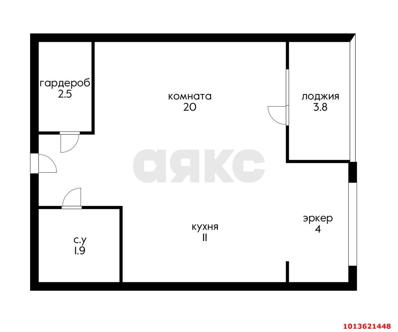 Фото №6: 1-комнатная квартира 44 м² - Краснодар, Прикубанский внутригородской округ, ул. Митинская, 17