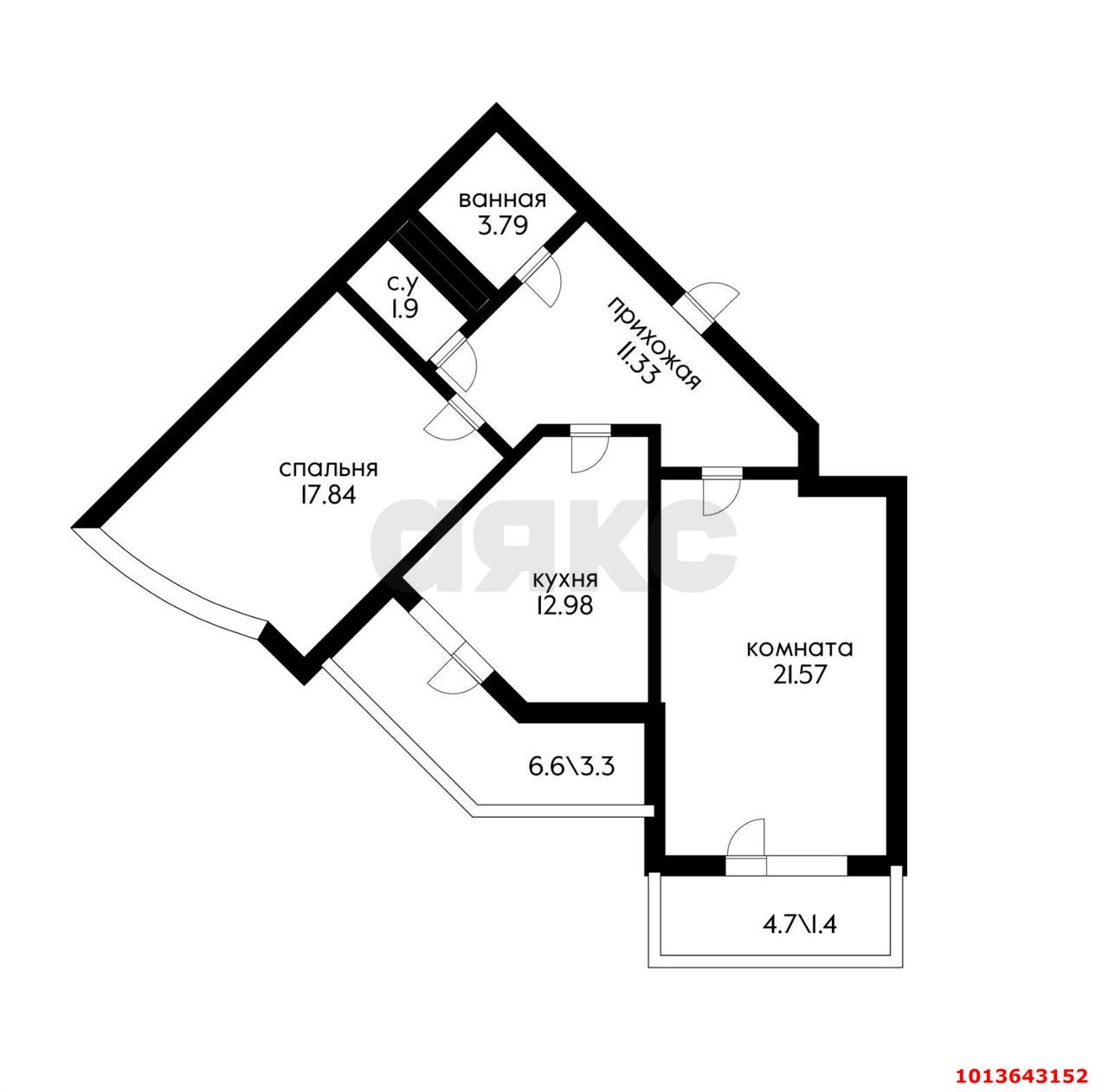 Фото №15: 2-комнатная квартира 84 м² - Краснодар, жилой комплекс На Стахановской, ул. Стахановская, 1