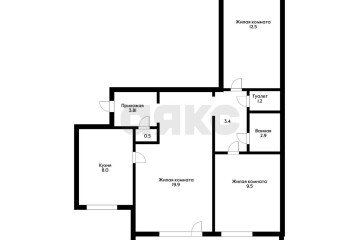 Фото №4: 3-комнатная квартира 67 м² - Краснодар, мкр. Комсомольский, ул. Симферопольская, 16