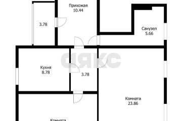 Фото №3: 2-комнатная квартира 70 м² - Краснодар, мкр. Центральный, ул. Новокузнечная, 88