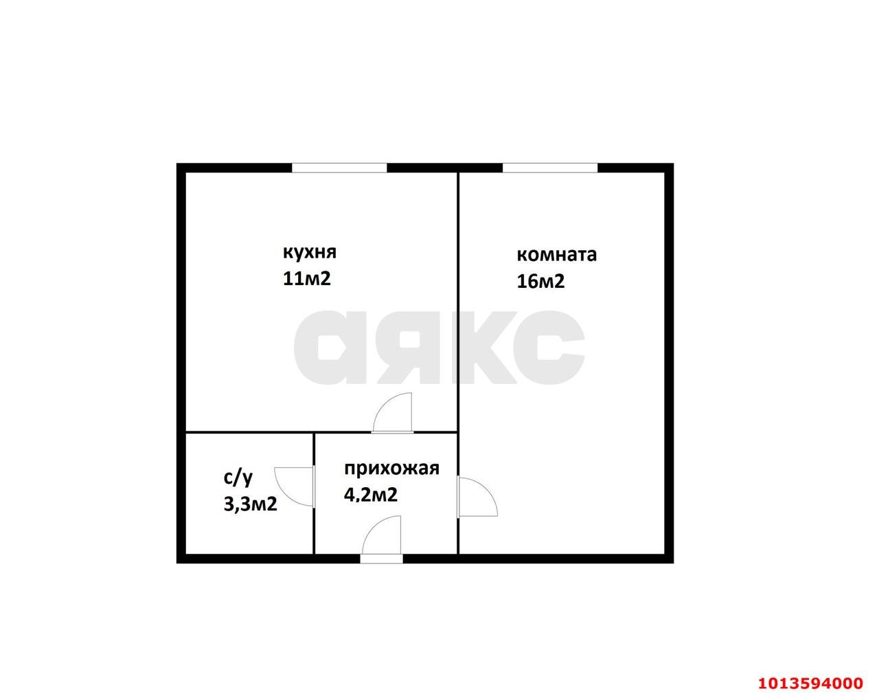 Фото №8: 1-комнатная квартира 39 м² - Краснодар, Сельскохозяйственный Институт, ул. Алма-Атинская, 2Г