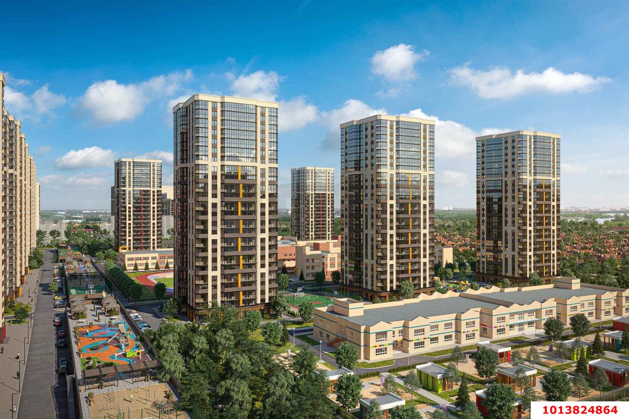 Фото №5: 1-комнатная квартира 43&nbsp;м², 16/24&nbsp;эт. - Краснодар, Прикубанский внутригородской округ, Калинино, мкр. Завод Радиоизмерительных Приборов, ул. Семигорская, 16