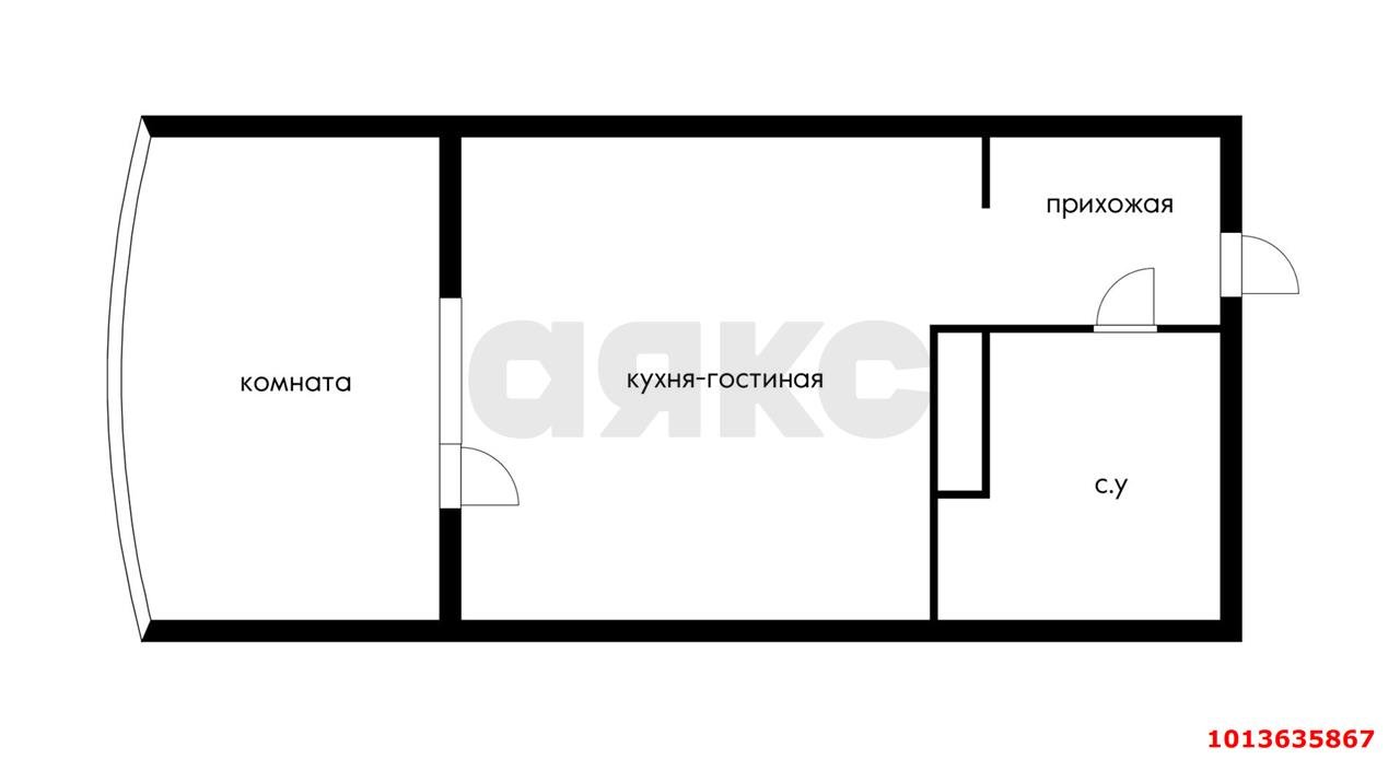 Фото №20: Студия 25 м² - Краснодар, жилой комплекс Самолёт-4, ул. Константина Гондаря, 103