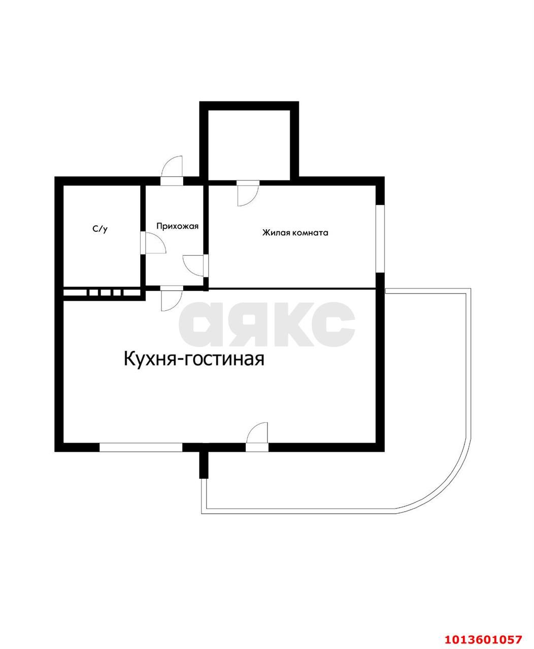 Фото №9: 1-комнатная квартира 45 м² - Краснодар, жилой комплекс Севастопольский, ул. Восточно-Кругликовская, 18