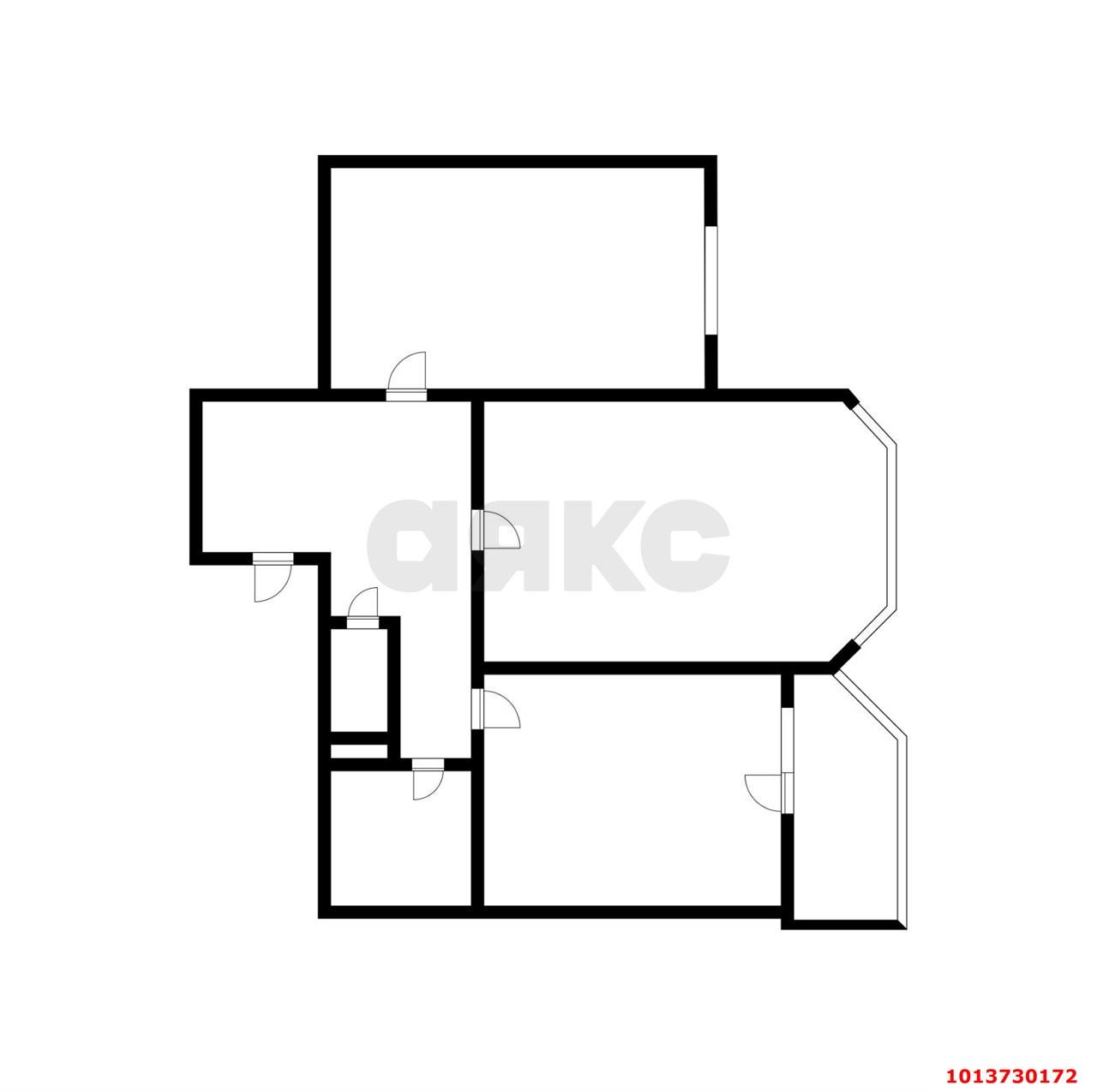 Фото №14: 2-комнатная квартира 70&nbsp;м², 8/16&nbsp;эт. - Краснодар, Прикубанский внутригородской округ, Солнечный, мкр. Фестивальный, ул. Яна Полуяна, 51/1