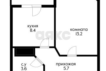 Фото №3: 1-комнатная квартира 30 м² - Новая Адыгея, мкр. жилой комплекс Мега-Победа, ул. Береговая, 3к18