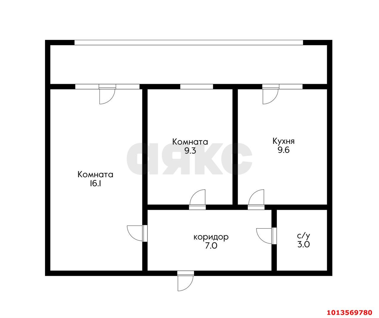 Фото №11: 2-комнатная квартира 54 м² - Краснодар, имени Петра Метальникова, ул. Цезаря Куникова, 18лит2