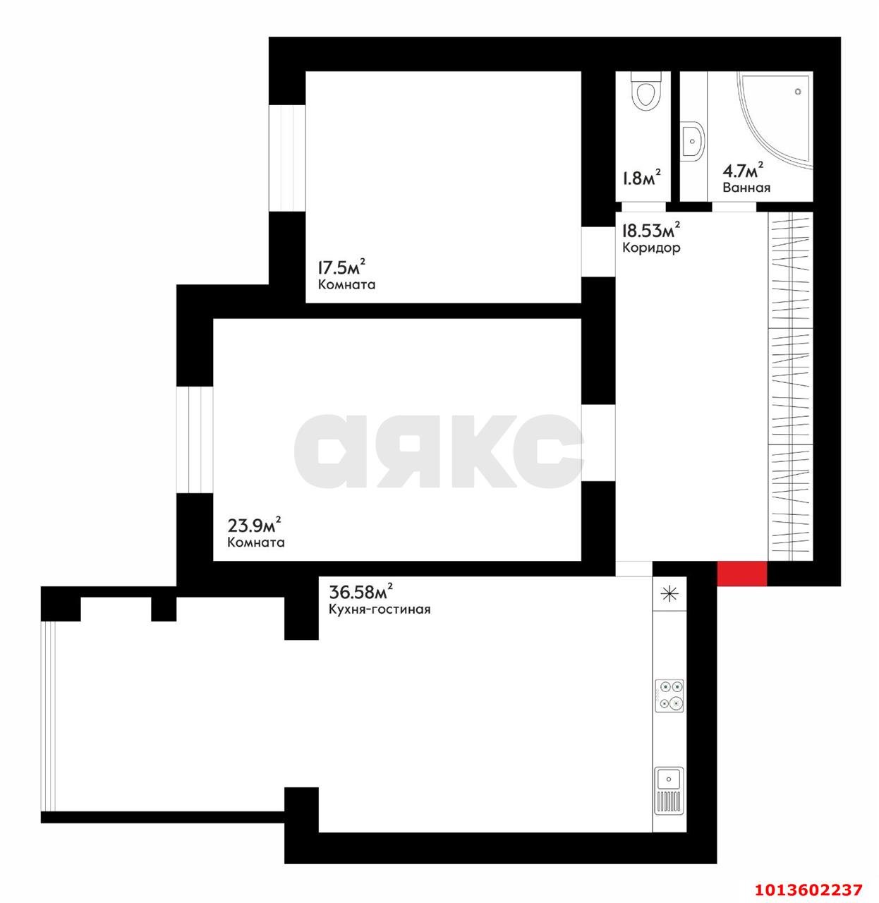 Фото №5: 2-комнатная квартира 103 м² - Приморско-Ахтарск, ул. Фестивальная, 55