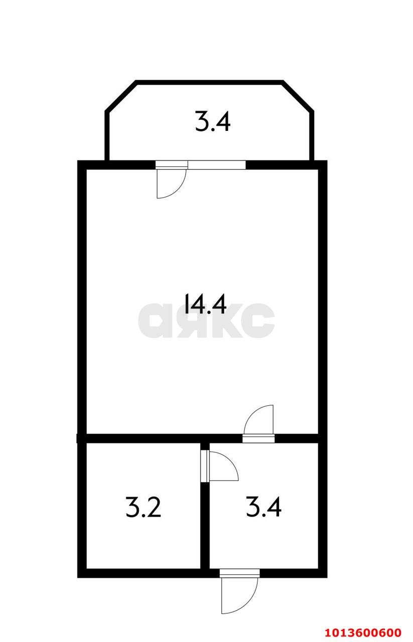 Фото №7: Студия 24 м² - Краснодар, Прикубанский внутригородской округ, ул. Ивана Рослого, 16