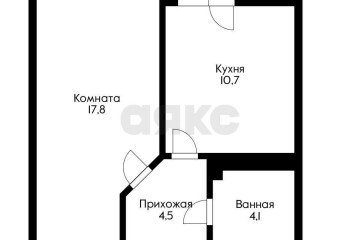 Фото №4: 1-комнатная квартира 37 м² - Краснодар, мкр. Достояние, ул. Конгрессная, 31