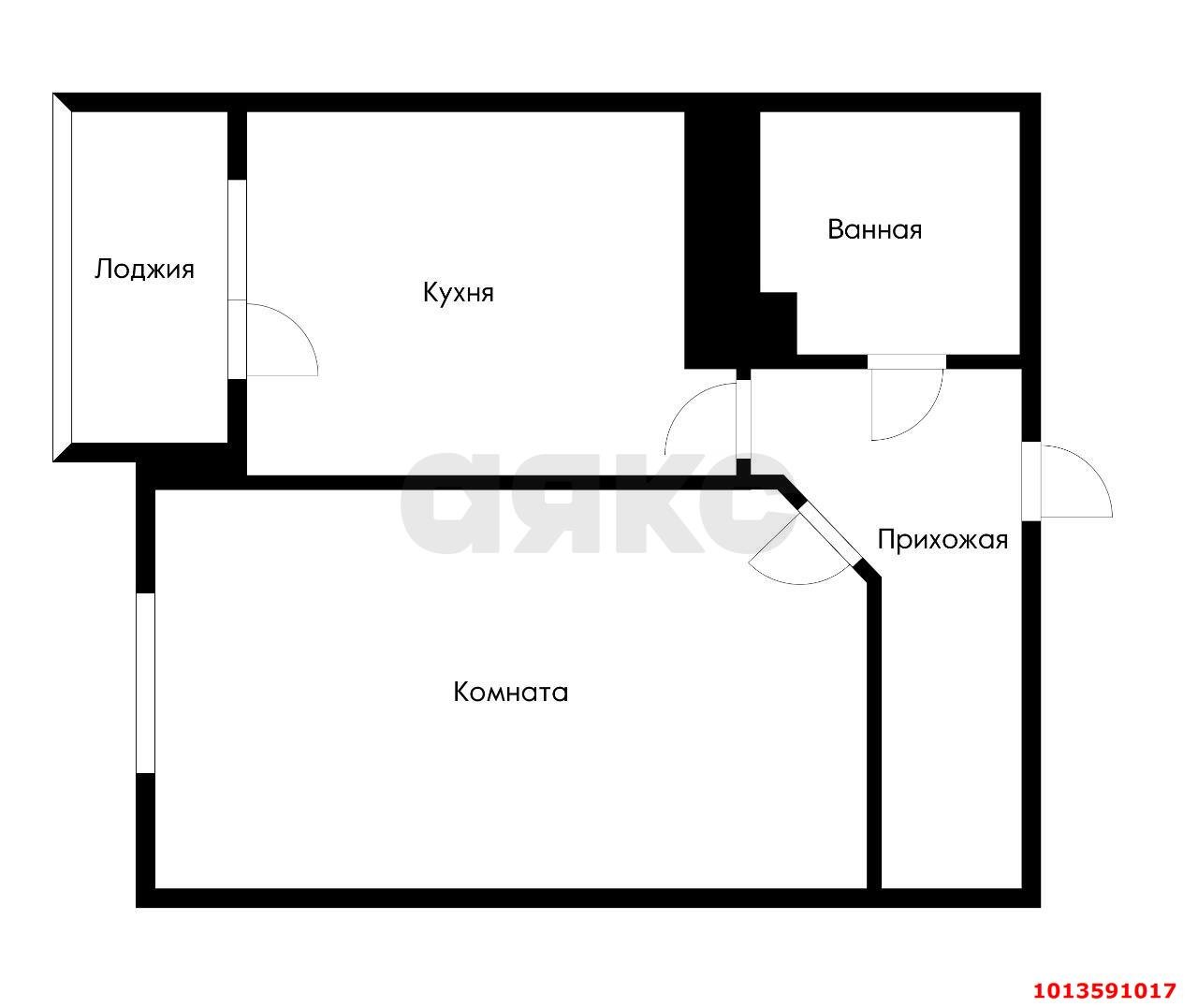 Фото №6: 1-комнатная квартира 41 м² - Краснодар, жилой комплекс На Стахановской, ул. Стахановская, 1/5