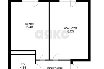 Фото №2: 1-комнатная квартира 47 м² - Краснодар, мкр. Камвольно-суконный Комбинат, ул. Магистральная, 11