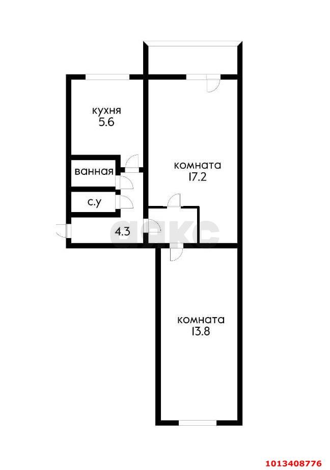 Фото №19: 2-комнатная квартира 47 м² - Краснодар, Фестивальный, ул. Герцена, 176