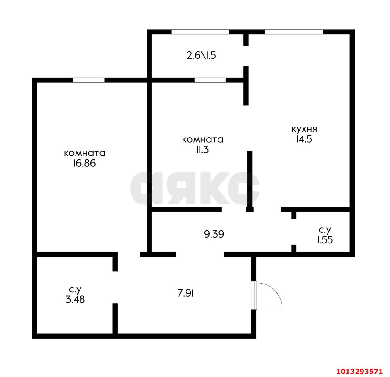 Фото №15: 2-комнатная квартира 60 м² - Краснодар, Восточный, ул. Генерала Трошева, 11