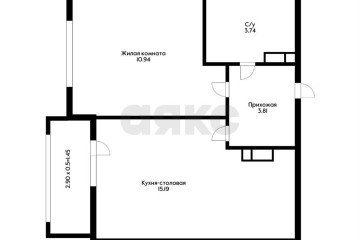 Фото №1: 1-комнатная квартира 35 м² - Краснодар, мкр. жилой комплекс Ural, ул. Уральская, 87/7