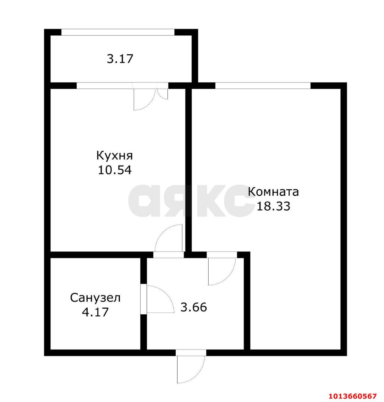 Фото №10: 1-комнатная квартира 36 м² - Краснодар, жилой комплекс Новая Португалия, ул. Лиссабонская, 109к24