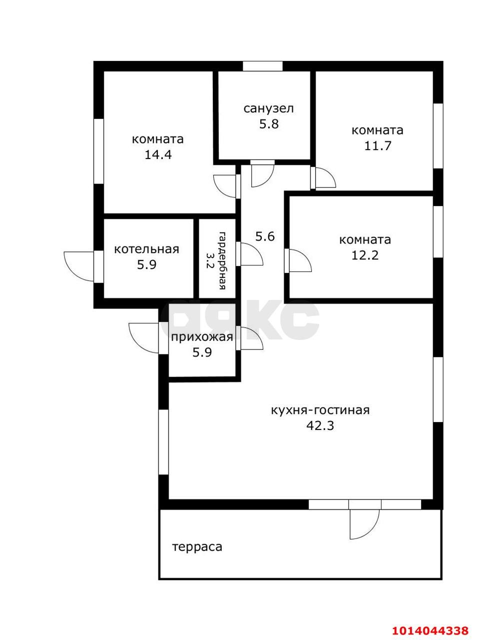 Фото №17: Дом 108&nbsp;м² + 6&nbsp;сот., 1&nbsp;эт. - Елизаветинская, Прикубанский внутригородской округ, ст Криница, ул. Казачья, 134/1