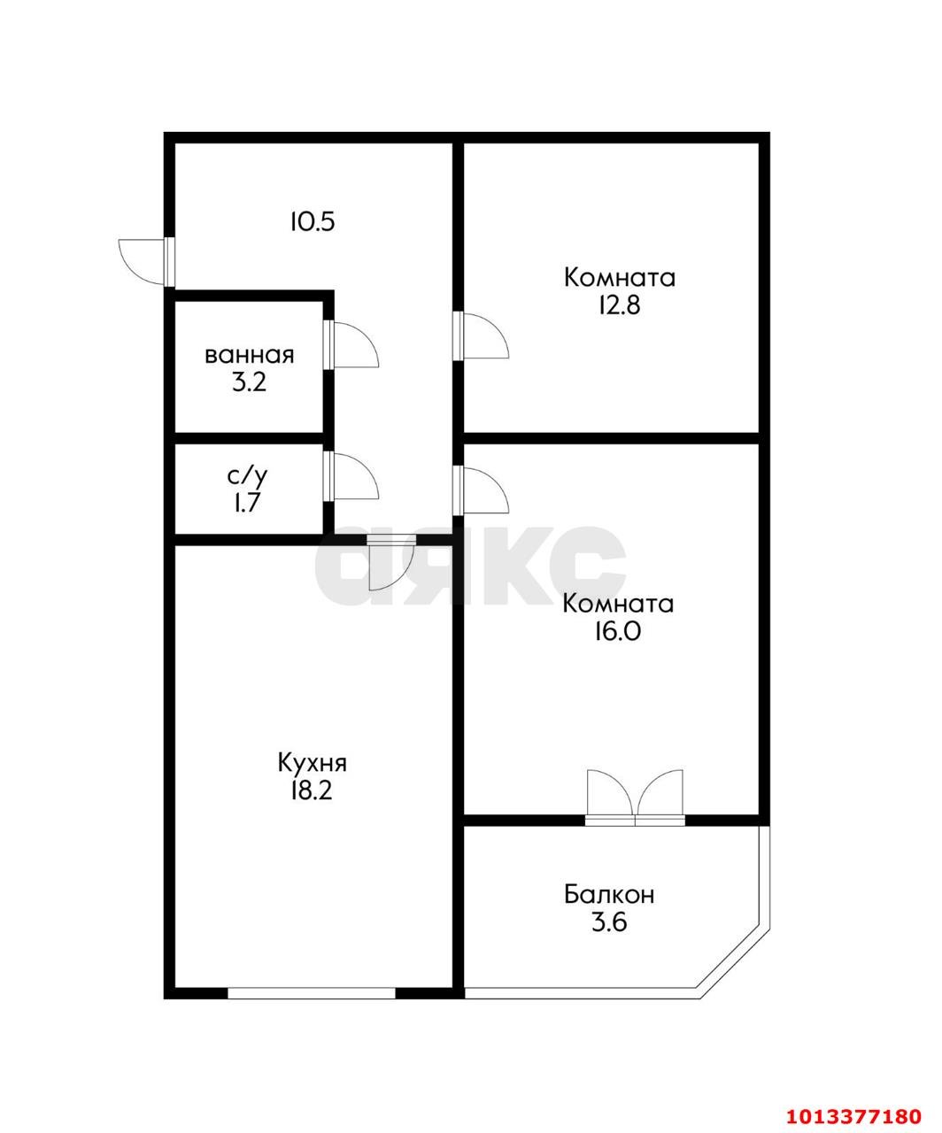 Фото №10: 2-комнатная квартира 63 м² - Краснодар, жилой комплекс Титаны, б-р Адмирала Пустошкина, 11/2