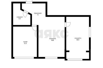 Фото №1: 2-комнатная квартира 61 м² - Берёзовый, мкр. жилой комплекс Берёзовый Парк, ул. Декоративная, 1/5к2