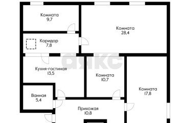 Фото №2: 4-комнатная квартира 104 м² - Краснодар, мкр. Гидростроителей, ул. Трудовой Славы, 38